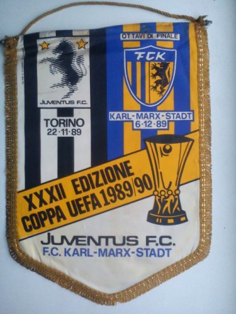 JUVENTUS TORINO - FC KARL-MARX-STADT POHAR UEFA 1989 -34-